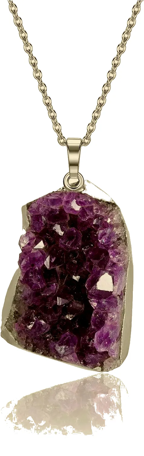 Amethyst Pendant Necklace