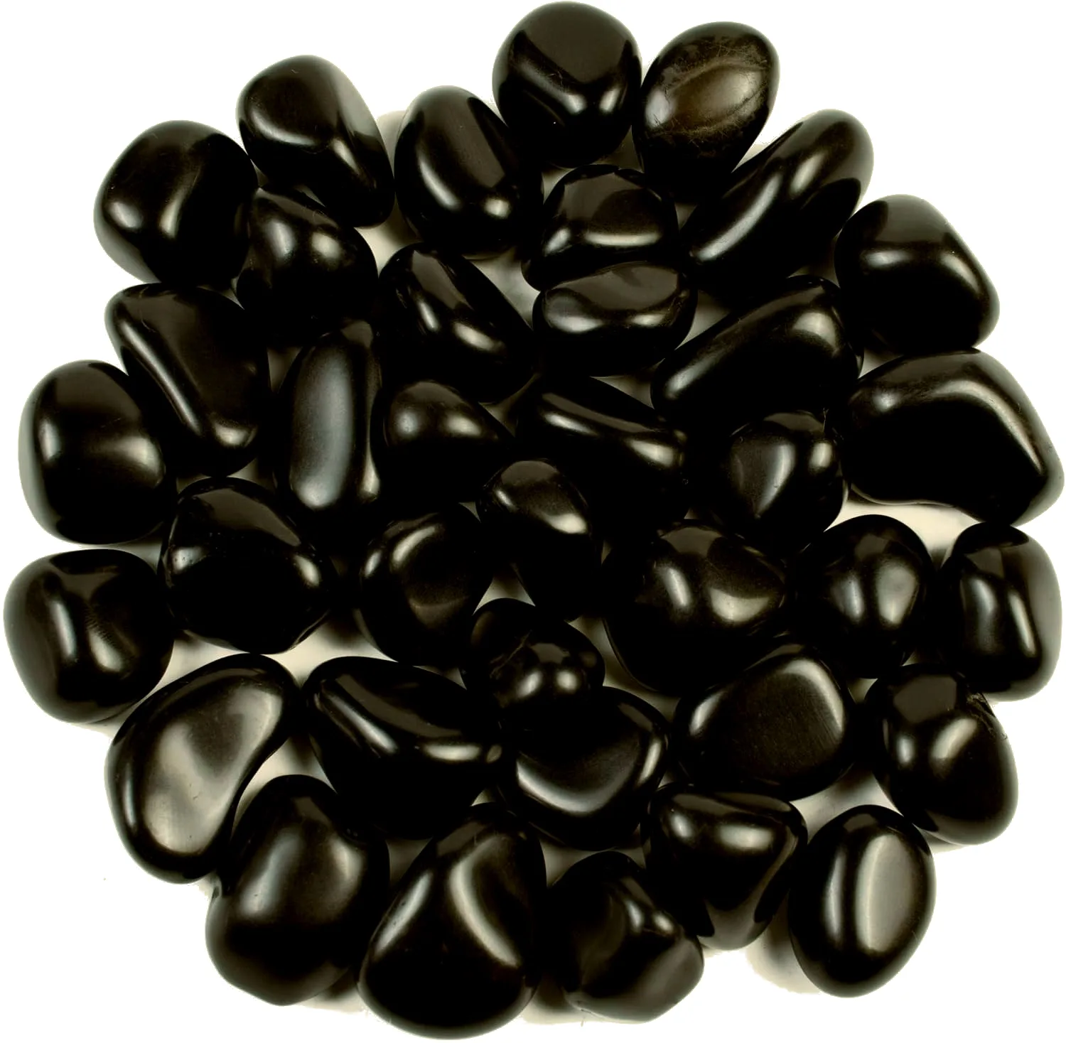 Black Tourmaline Tumbled Stone Set