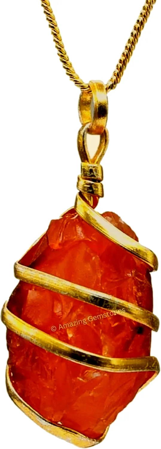 Carnelian Pendant Necklace