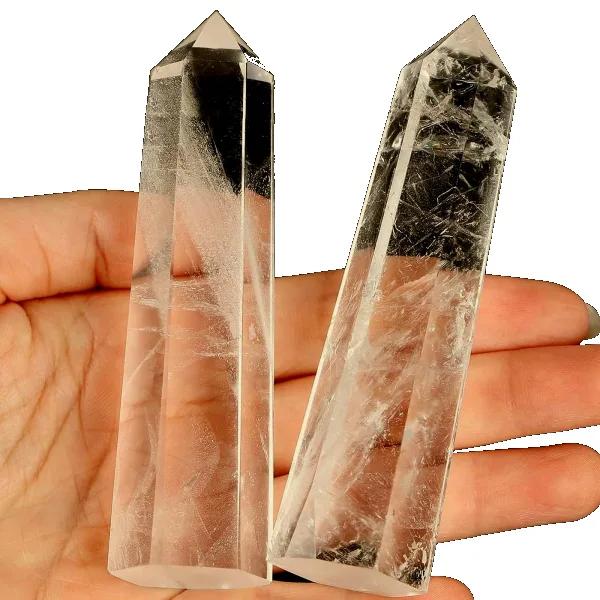 Clear Quartz PointA classic point, commonly used to direct or amplify intention.View on AmazonRead Reviews
