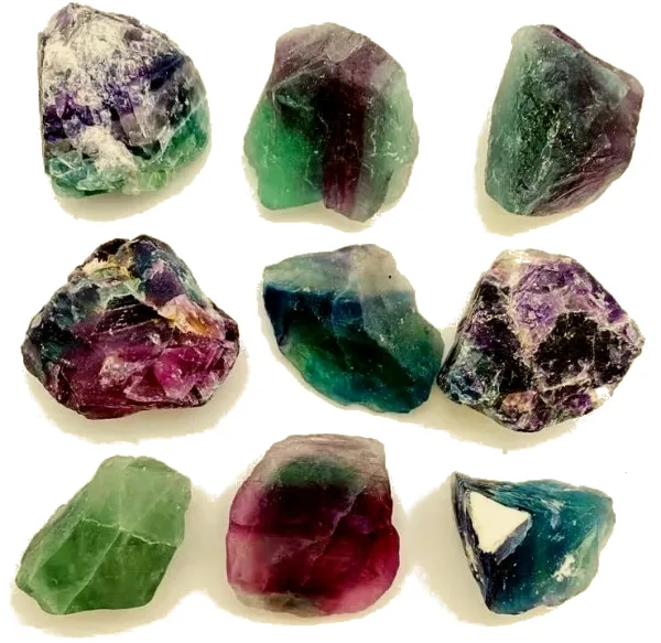 Fluorite Tumbled StonesPolished multicolor pieces, well suited for a desk during focused work.View on AmazonRead Reviews