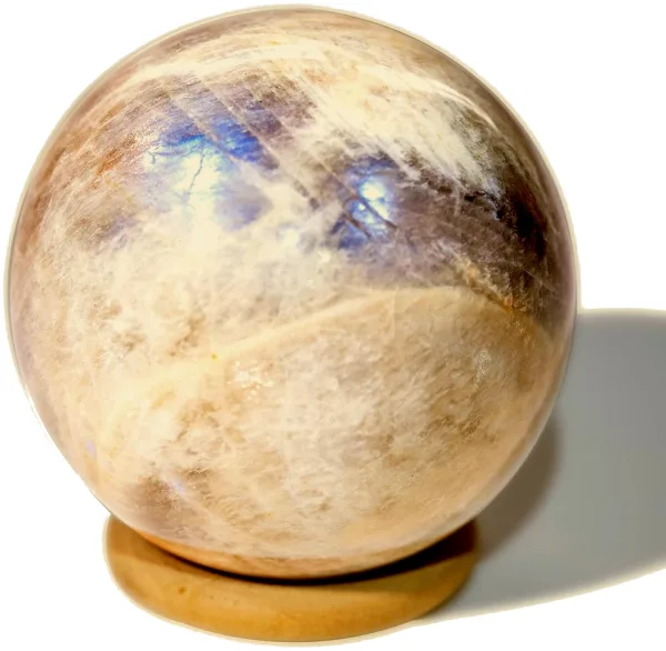 Moonstone SphereA polished sphere, well suited as a meditation focus piece.View on AmazonRead Reviews