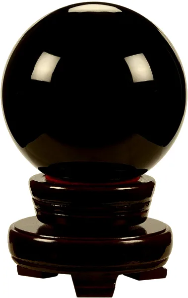 Black Obsidian SphereA polished sphere, well suited as a meditation focus piece.View on AmazonRead Reviews