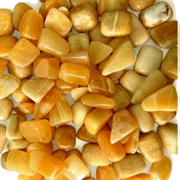 Orange Calcite Tumbled StonesBright, polished pieces, well suited for a creative workspace.View on AmazonRead Reviews