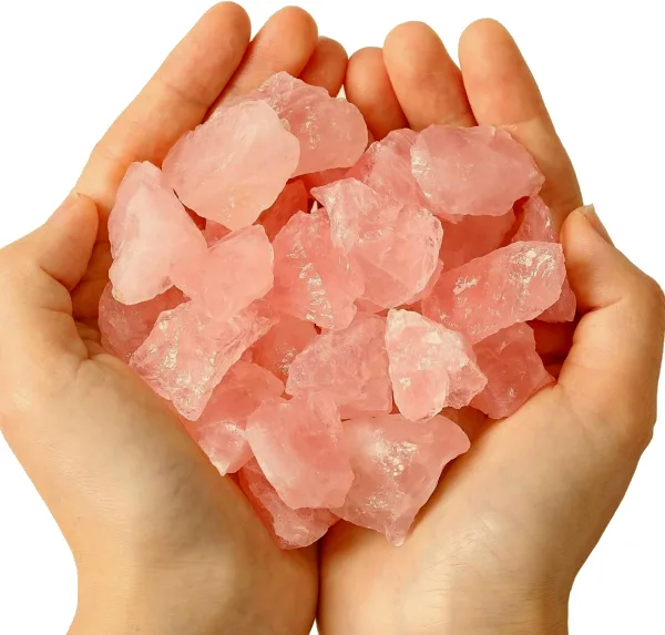 Raw Rose Quartz Cluster