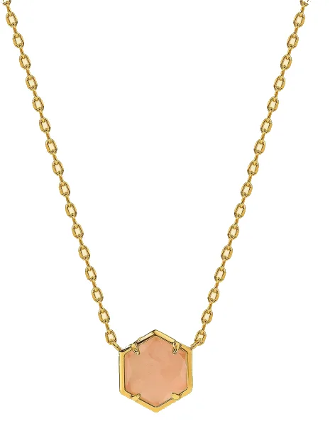 Rose Quartz Pendant Necklace