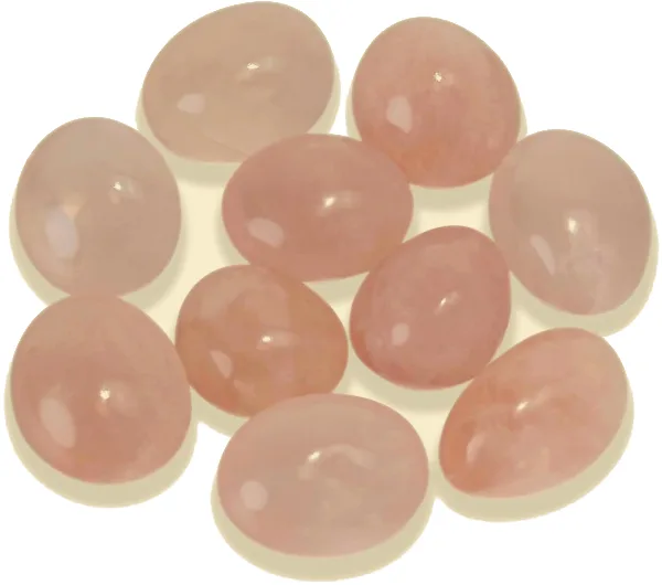 Rose Quartz Tumbled Stones (Set)