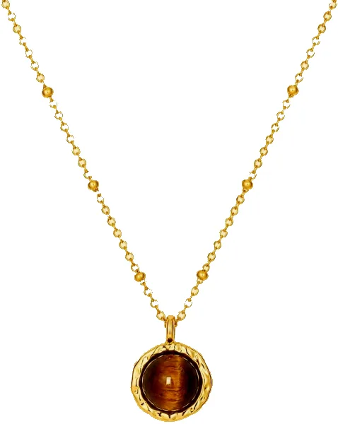 Tiger Eye Pendant Necklace